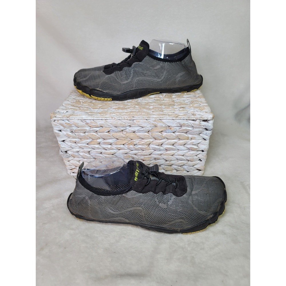 HIITAVE Mens Minimalist Barefoot Trail Running Shoes Grey Size 11.5-12 Quick Dry